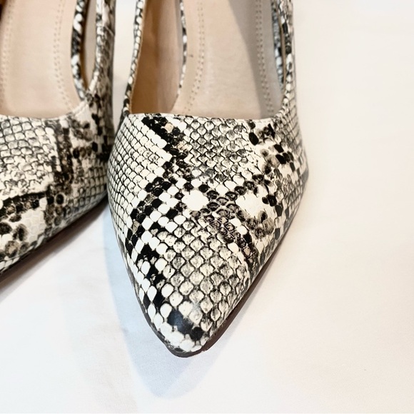 NWOT—Chase and Chloe Cecily Snakeskin Print Pumps / Stiletto Size 10 - Picture 6 of 11